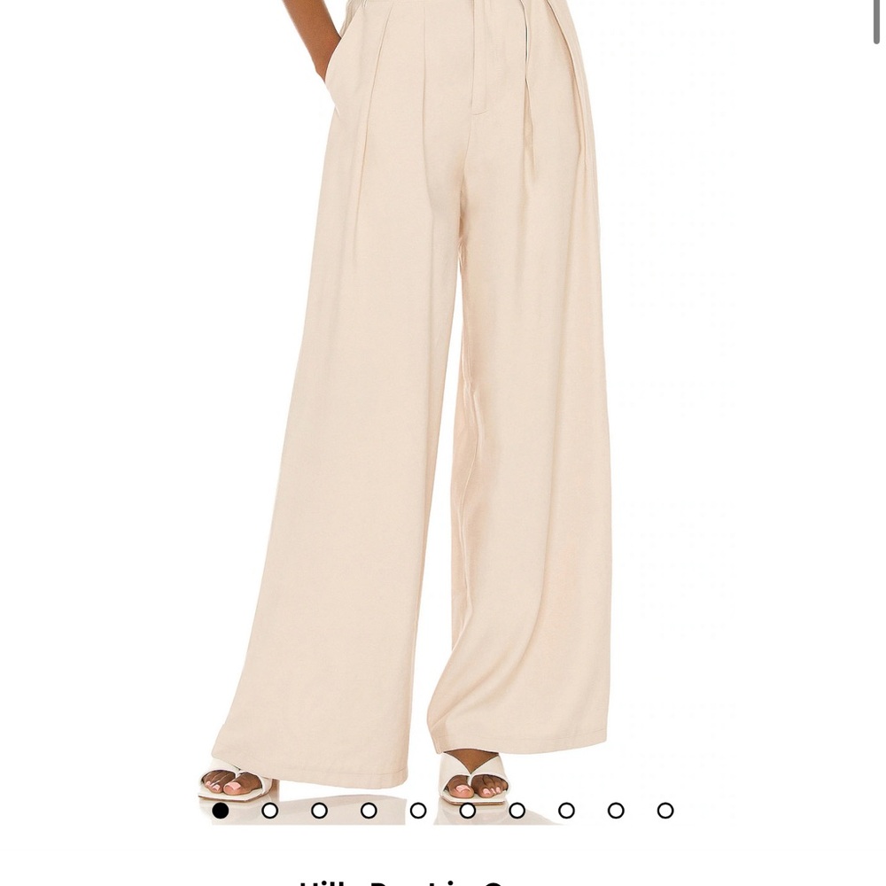 REVOLVE- SNDYS HILLS PANT IN CREAM NWT